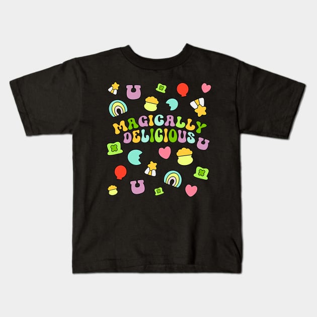 Magically Delicious Kids T-Shirt by InvaderWylie